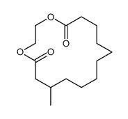 7-methyl-1,4-dioxacyclohexadecane-5,16-dione结构式