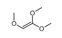 1,1,2-trimethoxyethene结构式