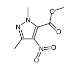 methyl 1,3-dimethyl-4-nitropyrazole-5-carboxylate Structure