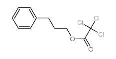 Acetic acid,2,2,2-trichloro-, 3-phenylpropyl ester结构式