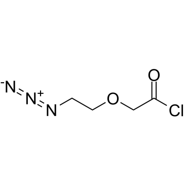 Azido-PEG1-CH2COO-Cl Structure