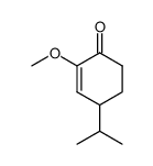 4-isopropyl-2-methoxy-2-cyclohexen-1-one结构式