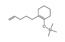 trimethyl((2-(pent-4-en-1-yl)cyclohex-1-en-1-yl)oxy)silane结构式
