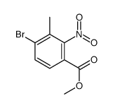 methyl 4-bromo-3-methyl-2-nitrobenzoate structure