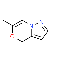 4H-Pyrazolo[5,1-c][1,4]oxazine,2,6-dimethyl- Structure