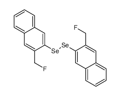 2-(fluoromethyl)-3-[[3-(fluoromethyl)naphthalen-2-yl]diselanyl]naphthalene结构式