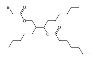 6-((2-bromoacetoxy)methyl)tridecan-7-yl heptanoate Structure