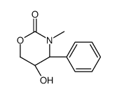 (4S,5S)-5-hydroxy-3-methyl-4-phenyl-1,3-oxazinan-2-one结构式
