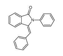 (E)-3-benzylidene-N-phenylisoindolin-1-one结构式