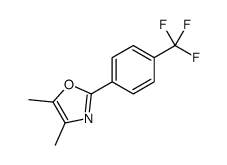 4,5-dimethyl-2-[4-(trifluoromethyl)phenyl]-1,3-oxazole结构式