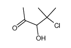 2-Pentanone,4-chloro-3-hydroxy-4-methyl-结构式