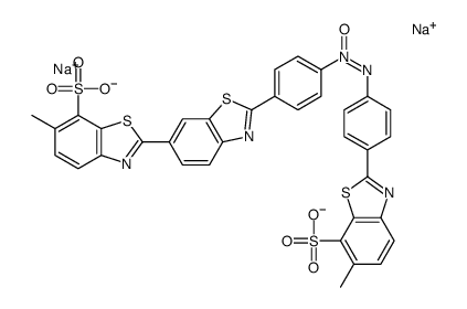 disodium 6-methyl-2'-[4-[[4-(6-methyl-7-sulphonatobenzothiazol-2-yl)phenyl]-NNO-azoxy]phenyl][2,6'-bibenzothiazole]-7-sulphonate picture