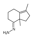(E)-(1,3a-dimethyl-2,3,3a,5,6,7-hexahydro-4H-inden-4-ylidene)hydrazine Structure