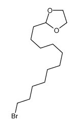 2-(11-bromoundecyl)-1,3-dioxolane Structure