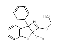 2-ethoxy-2a-methyl-7b-phenyl-[1]benzothiolo[3,2-b]azete结构式