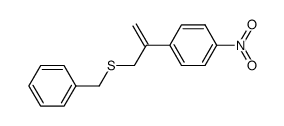 benzyl(2-(4-nitrophenyl)allyl)sulfane Structure