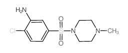 2-Chloro-5-[(4-methyl-1-piperazinyl)sulfonyl]-aniline Structure