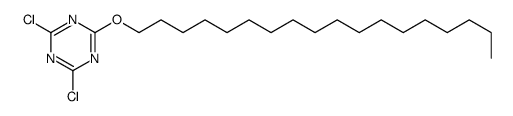 2,4-dichloro-6-(octadecyloxy)-1,3,5-triazine Structure