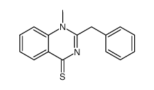 2-benzyl-1-methylquinazoline-4(1H)-thione结构式