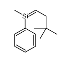 3,3-dimethylbutylidene-methyl-phenylsilane结构式