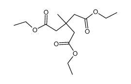 3-ethoxycarbonylmethyl-3-methyl-glutaric acid diethyl ester Structure