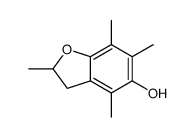 2,4,6,7-tetramethyl-2,3-dihydro-1-benzofuran-5-ol Structure