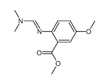 methyl 2-{[(1E)-(dimethylamino)methylidene]amino}-5-(methyloxy)benzoate结构式