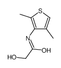 N-(2,4-dimethylthiophen-3-yl)-2-hydroxyacetamide结构式