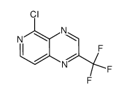 5-chloro-2-(trifluoromethyl)pyrido[3,4-b]pyrazine结构式