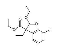 diethyl 2-ethyl-2-(3-iodophenyl)propanedioate Structure