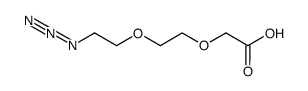 Azido-PEG2-CH2COOH结构式