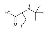 (2R)-2-(tert-butylamino)-3-fluoropropanoic acid结构式