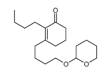 2-butyl-3-[4-(oxan-2-yloxy)butyl]cyclohex-2-en-1-one结构式