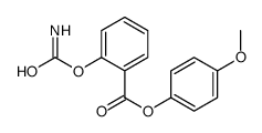 (4-methoxyphenyl) 2-carbamoyloxybenzoate结构式