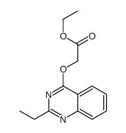 ethyl 2-(2-ethylquinazolin-4-yl)oxyacetate Structure