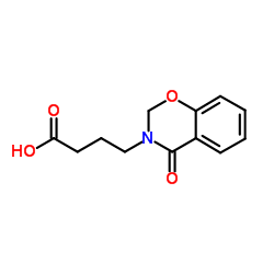 4-(4-Oxo-2H-1,3-benzoxazin-3(4H)-yl)butanoic acid Structure