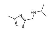Isopropyl-(4-methyl-thiazol-2-ylmethyl)-amine Structure