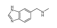 1H-Benzimidazole-6-methanamine,N-methyl-结构式