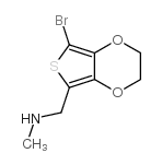 N-METHYL-5-(AMINOMETHYL)-7-BROMO-2,3-DIHYDROTHIENO[3,4-B][1,4]DIOXINE 97 structure