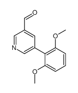 5-(2,6-Dimethoxyphenyl)-3-pyridinecarbaldehyde Structure