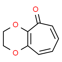 5H-Cyclohepta-1,4-dioxin-5-one,2,3-dihydro- Structure