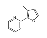 2-(3-methylfuran-2-yl)pyridine Structure