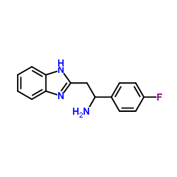 2-(1H-Benzimidazol-2-yl)-1-(4-fluorophenyl)ethanamine Structure