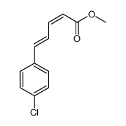 methyl 5-(4-chlorophenyl)penta-2,4-dienoate Structure