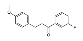 3'-FLUORO-3-(4-METHOXYPHENYL)PROPIOPHENONE结构式