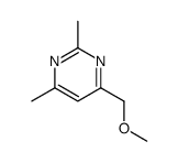 4-(methoxymethyl)-2,6-dimethylpyrimidine Structure