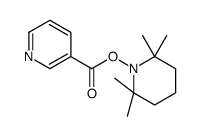 (2,2,6,6-tetramethylpiperidin-1-yl) pyridine-3-carboxylate结构式