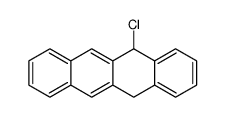 5-chloro-5,12-dihydrotetracene结构式