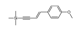 4-(4-methoxyphenyl)but-3-en-1-ynyl-trimethylsilane Structure