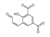 3-(2-hydroxy-3,5-dinitrophenyl)prop-2-enal Structure